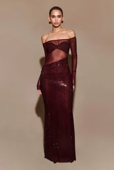 Elyra | Sequin Maxi Dress