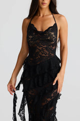 Leviah Dress - Black Lace