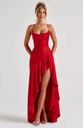 Livette - Red Midi Dress