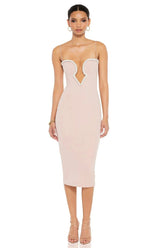 Nookie Adorn Midi Dress - Dream