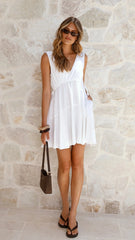 Pip Mini Dress - White