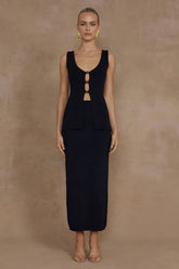 Nadina Midi Skirt - Black