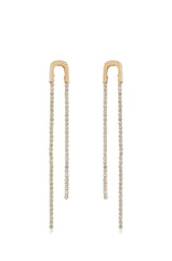 Double Chain Drop Earrings