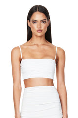 Nookie Aria Crop - White