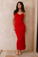 Caribbean Breeze Maxi Dress Red