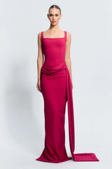 Merle Gown - Raspberry